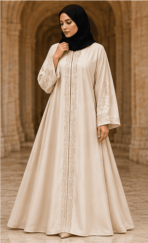 Sand Beige Abaya