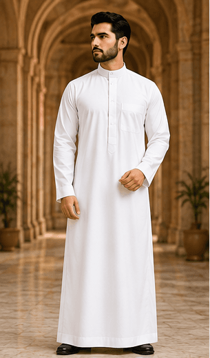 Classic White Thobe