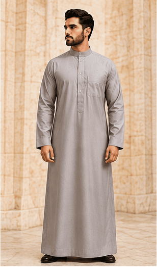 Dark Charcoal Thobe